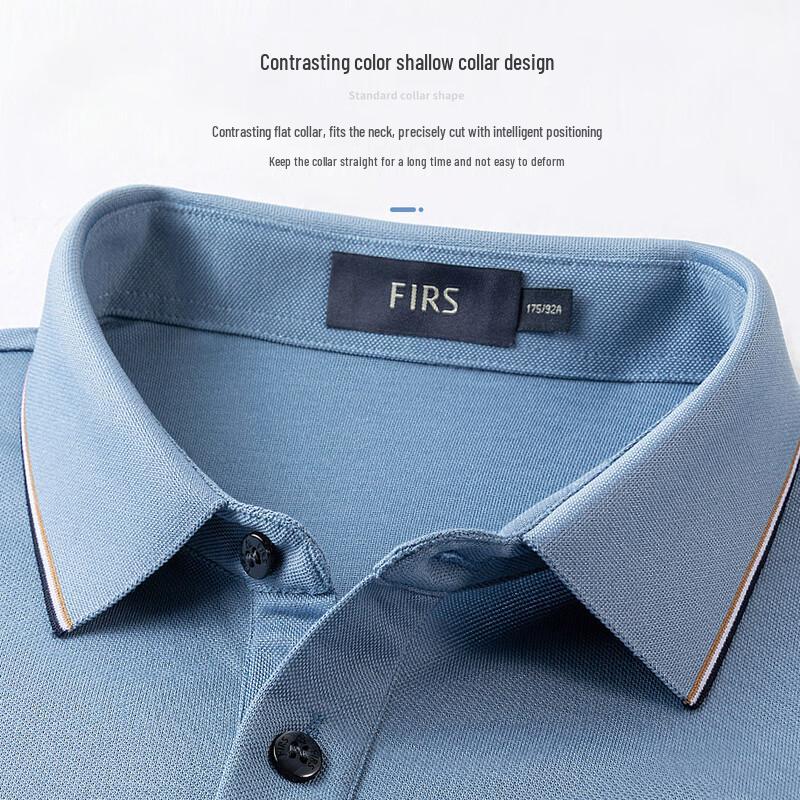 Shanshan Men's Business Casual Polo T-Shirt