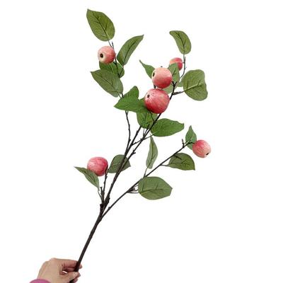 Artificial Apple Tree Branch with Flowers for Home and Shop Decor