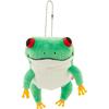 Shinada Global Mochi Series Mini Green Frog Plush Toy 7x5x14cm Animal MOKR-0088G