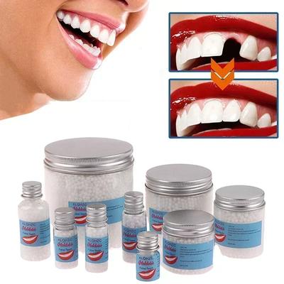 50ml DIY Temporäres Zahnreparatur-Set Zahnkleber Formbarer Lückenfüller Sichere Notfall-Zahnreparatur für Erwachsene Zahnpflegeartikel