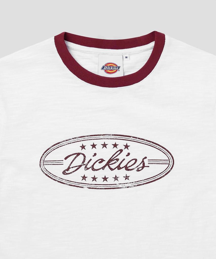 DICKIES Starpoint Slub Ringer T-Shirt White