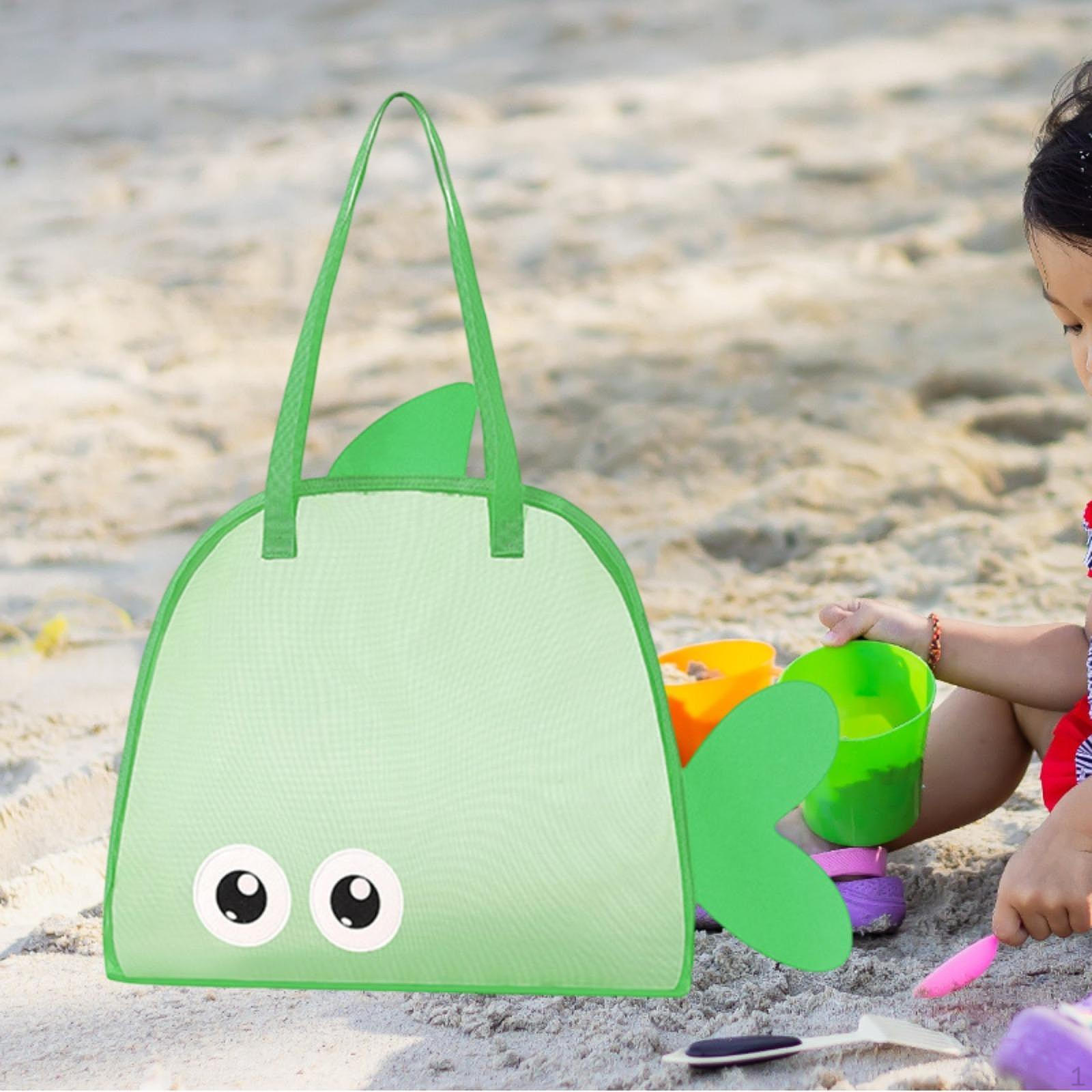 

для пляжных игрушек, органайзер для туалетных принадлежностей, сумка для хранения с мультяшным мотивом зелёный