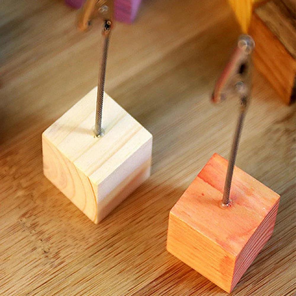 1pc Desktop Pictures Photo Paper Menu Office Memo Holders Stand Message Card Holder Display Clip Carpeta De Mensajes