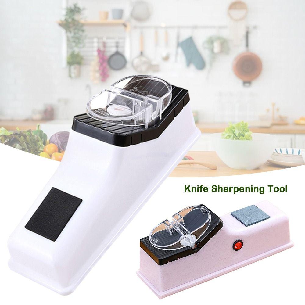 USB Interface Automatic Electric Knife Sharpener Quick Sharpening Knife Polishing Tool Home