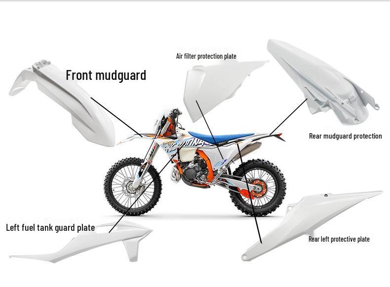 KTM 20-23 EXC/EXC-F Full Vehicle Plastic Protective Shell Modification