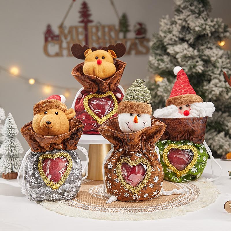 Christmas Gift Bag Christmas Eve Portable Apple Bag Candy Bag Safe Fruit Packaging Box Small Gift Bag