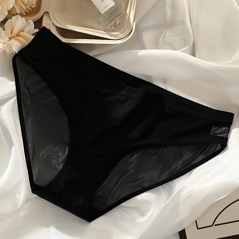 

Сексуальные сетчатые ультратонкие треугольные трусики-бикини полупрозрачные быстросохнущие чистые хлопковые трусики с промежностью женские трусики 3XL