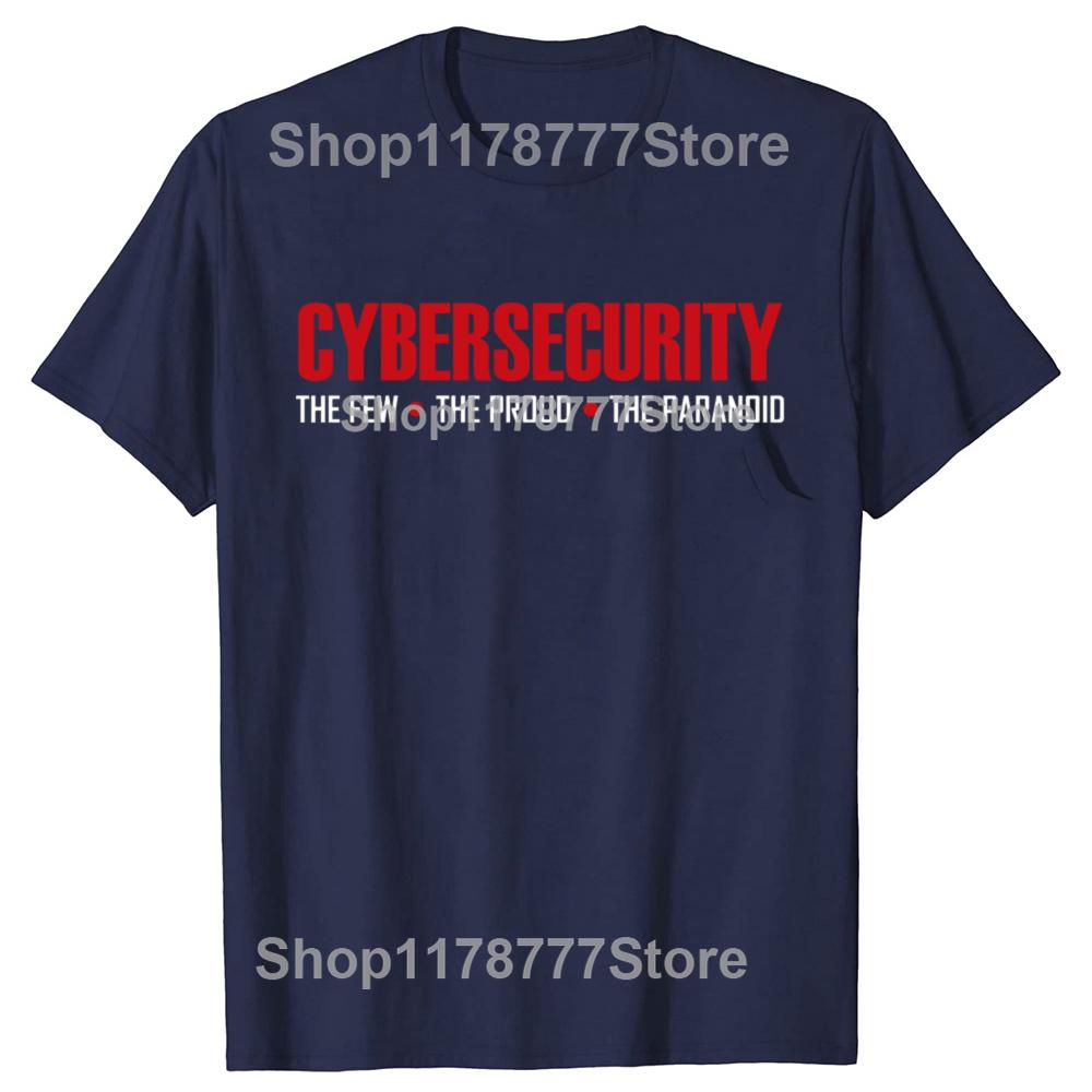 Funny Cybersecurity Cyber Security T Shirts Short Sleeve Birthday Gifts Mens Clothing Fashion Casual Loose Oversized T Shirt