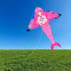 Weifang Hongyun Kite Children Cartoon Mermaid Kite New Triangle Light Breeze Flying Girl Goldfish Swallow 1.6m Mermaid [pink]