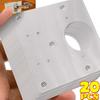 Cabinet Hinge Repair Plate Kits Kitchen Cupboard Door Hinge Mounting Plate with Holes Flat Fixing Brace Brackets Household Tools