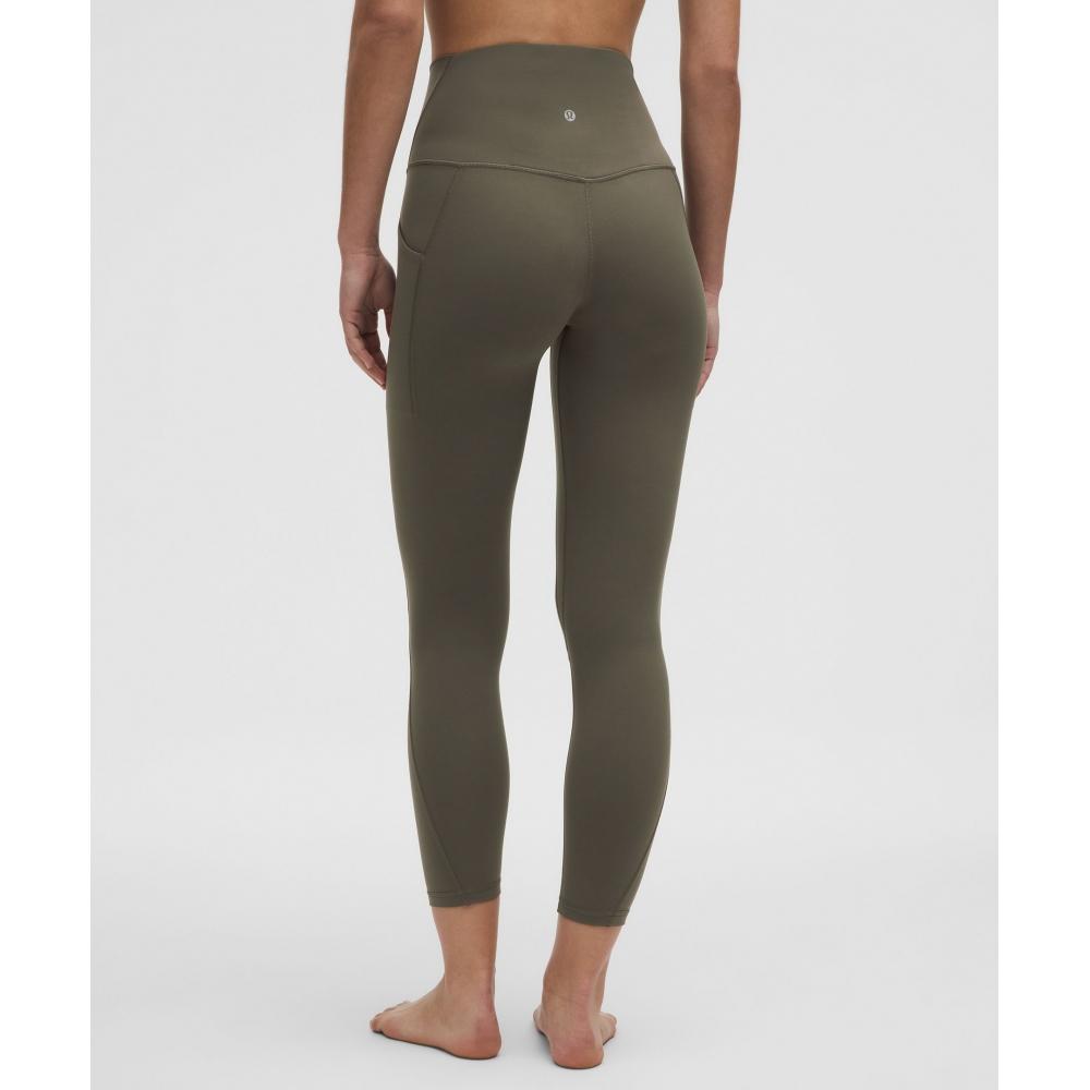 Lululemon Align  High Rise Pant With Pockets 25  Army Green