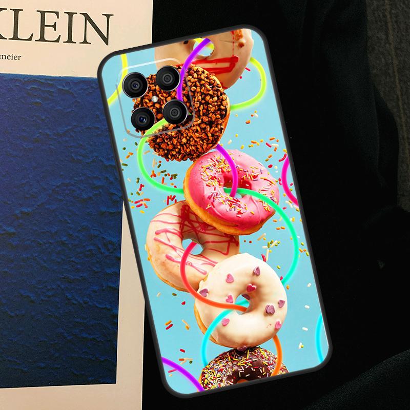 Macarons Kuchen Dessert Niedliche Hülle Für Honor X8b X9b X9a X8a X8 X9 X9c 50 70 90 Lite Honor 200 Lite Magic 5 6 7 Pro Abdeckung
