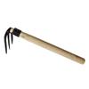 Forged Steel Three-Tine/Four-Tine Garden Rake for Loosening and Turning Soil