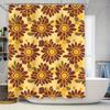 Modern Floral Print Shower Curtain 3D Waterproof Fabric Design For Bathroom Decorations Luxury Home Accessories Free Shipping Wo