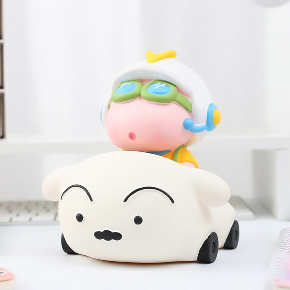 Piggy Bank Storage Jar Cartoon Animation Character Doll Piggy Bank Desktop Decoration Ornaments Kids Toy Birthday Gifts