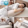 EMOOR Breathable 3D Fiber Body Pillow, Beige, Washable