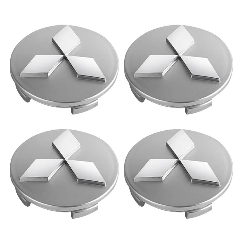 4 Stück 60mm Auto Radnabenkappen Abdeckung Für Mitsubishi Lancer 7 8 I200 Pajero Montero Sport Outlander ASX Mirage Eclipse