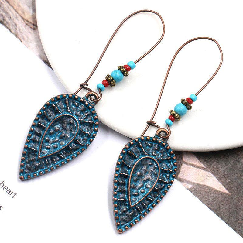 Vintage Boho Women Dangle Drop Long Earrings Charming Colour