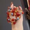 Natural Agate Bracelet Crystal Bracelet Fashion Women Daily Jewelry Lucky Gift