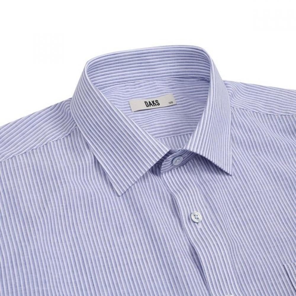 Daks Men S Linen Blend Micro Stripe Regular Fit dreSS Shirt dmS3Shdl121b1