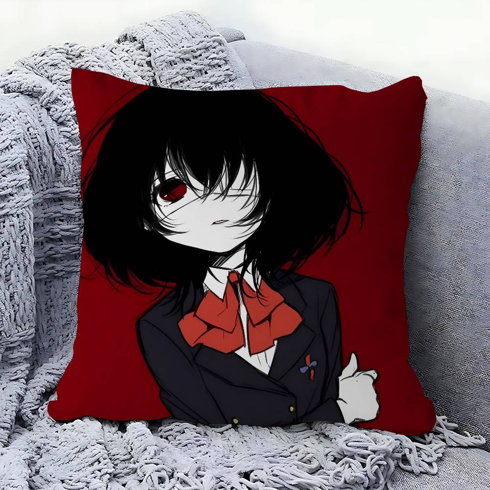 M-Misaki Mei Cartoon Animation Personalized Picture Text Home Decorative Pillows Household Gifts 45x45cm