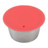 Stainless Steel Refill Coffee Capsules Reusable Coffee Filter Cup Set with Powder Cover for   Gusto