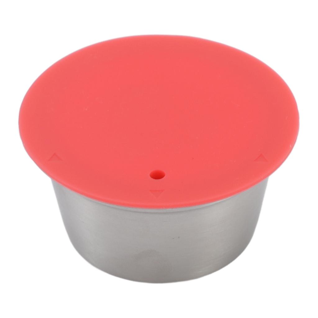Stainless Steel Refill Coffee Capsules Reusable Coffee Filter Cup Set with Powder Cover for   Gusto
