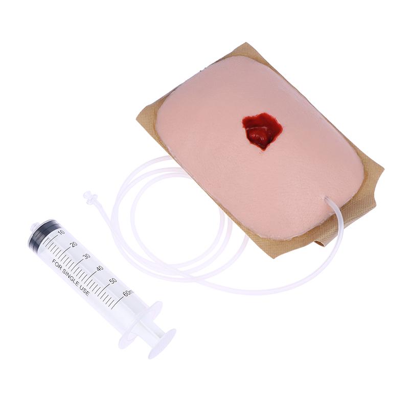 1 Set Wearable Gunshot Wound Packing Task Training Kit Haemostatic Wound Packing Trainer Dressing Teaching Tool