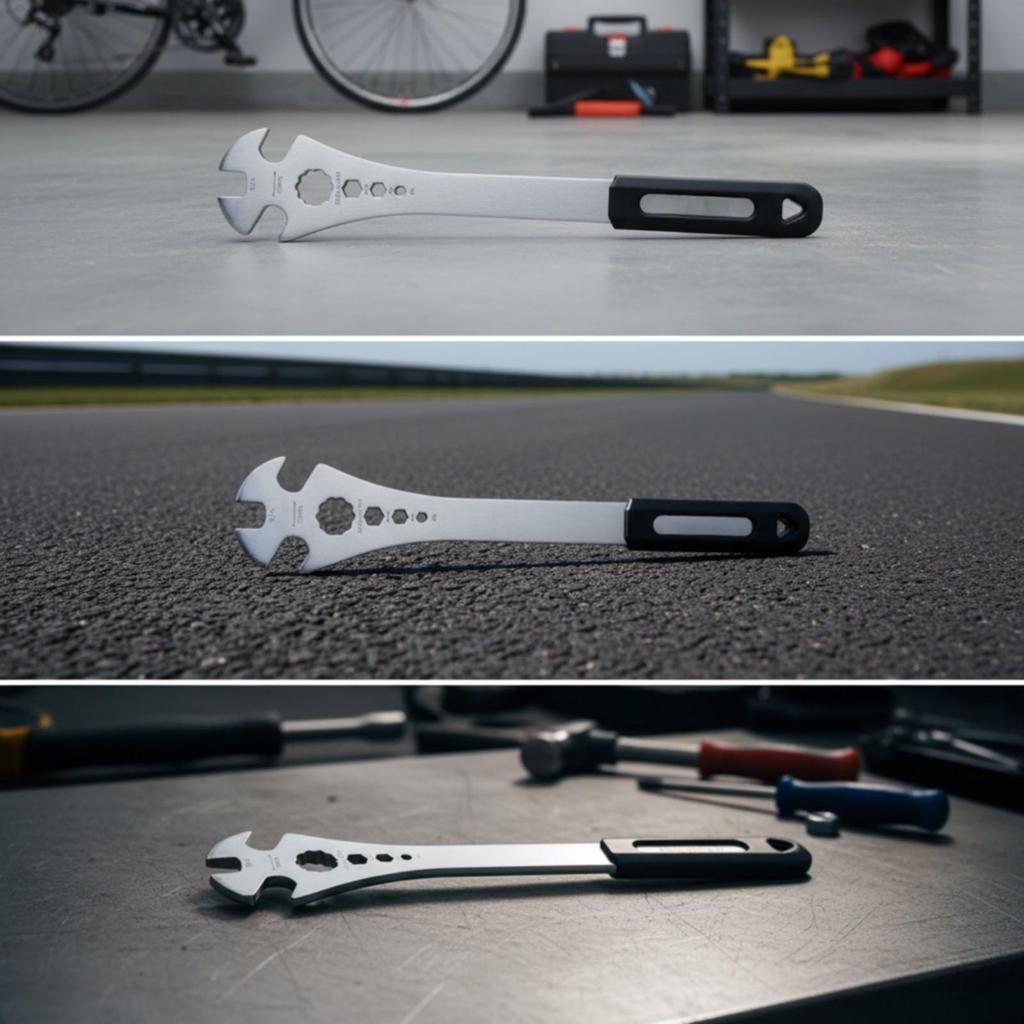 Bike Pedal Wrench Sturdy Versatile for Workshop, Mechanics