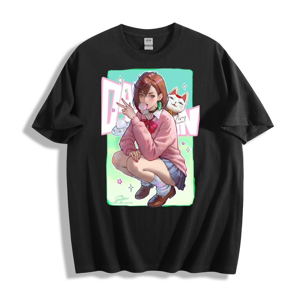Dandan Party Ayase Momo T-Shirt - Vibrant Anime Character Design Unisex Tee