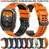 22mm Sport-Silikonarmband für KOSPET TANK M3 Ultra M2 / KOSPET TANK T3 Ultra T2 Smartwatch Band Uhrband Armband Armband