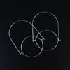 12Pcs Nickel Plated Mason Jar Handles Stainless Steel Wire Hangers for Regular Mouth Mason Jars DIY Party Lights Garden Decor