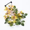 30/60pcs Silk Roses Leaf Festival Leaves Artificial Plants Decorative Flowers Wreaths Wedding Home Room Decoration Accessories
