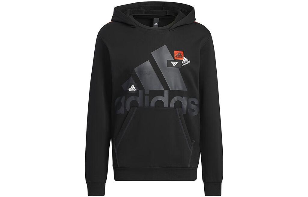 

Adidas Sweatshirts Men s Black Hooded Moderate Regular HN8980 L