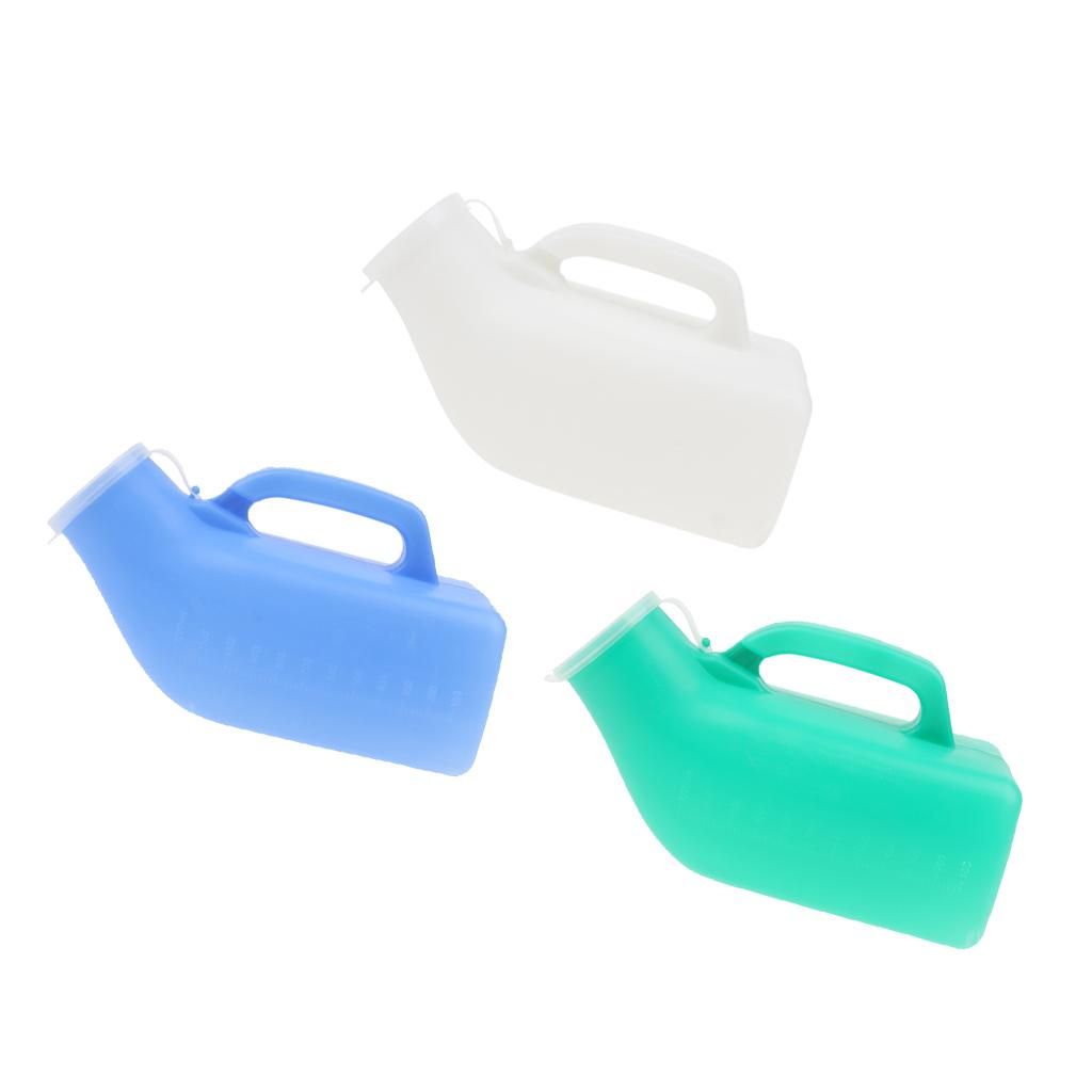 Male Urinal Pee Potty Bottle with Cover & Handle, Emergency Aid; 23 X 9.3 X 12