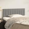 VidaXL Headboard Bedroom Furniture Single Bed Accessory Headboard Bed Frame Interior Light Grey 346236