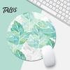 1/5Pcs Lua Planeta Folhas Redonda Antiderrapante Mesa Gaming Mouse Pad Tapete Mousepad