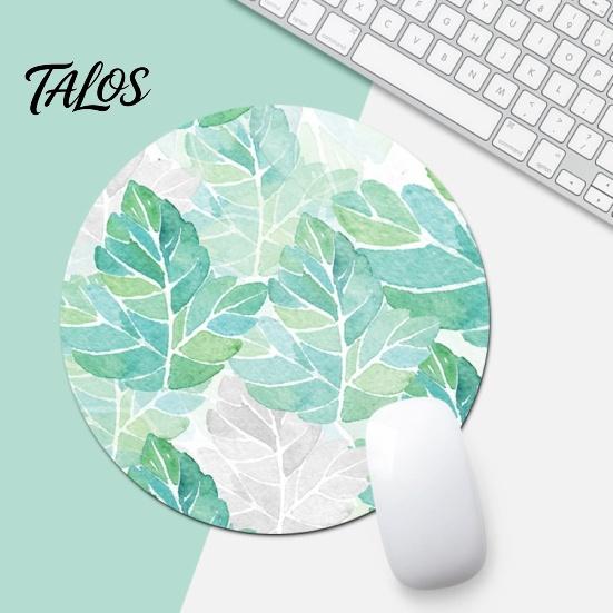 1/5Pcs Lua Planeta Folhas Redonda Antiderrapante Mesa Gaming Mouse Pad Tapete Mousepad