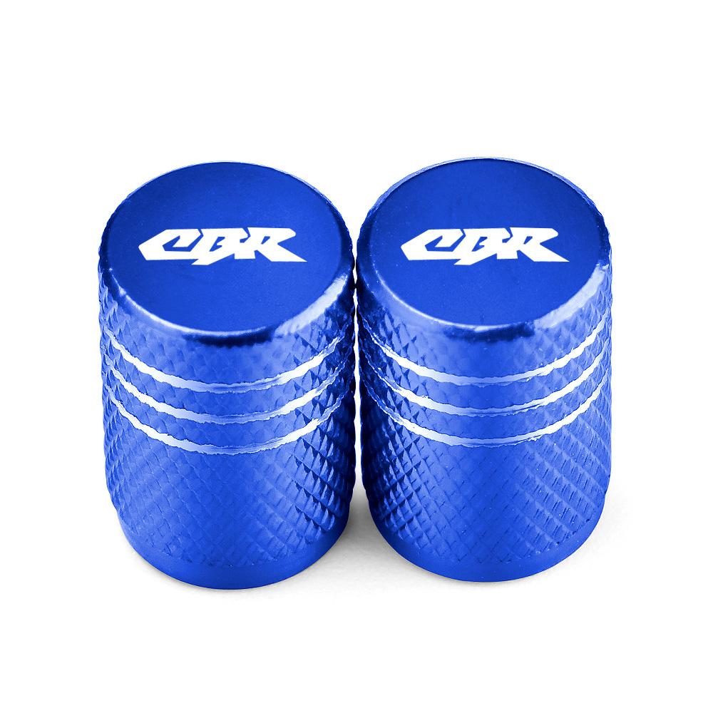 CBR Motorcycle Tire Valve Air Port Stem Cover Cap Plug CNC Aluminum Accessories For Honda CBR125 250 250R CBR600 F2 F3 F4 F4i
