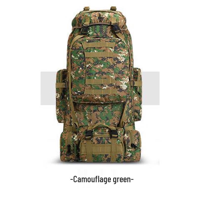 Fengqiying 80L Tactical Camouflage Hiking Backpack
