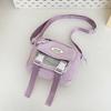 Large capacity shoulder bag women's new fashion transparent cute simple shoulder bag