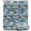 JQ Licensing 2 Silky Patterned Fishing Supersoft Blanket
