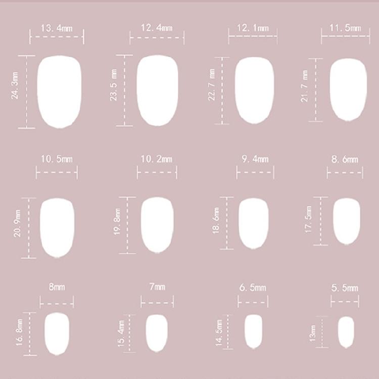 24 Stück Glänzende Press-On-Nägel Rosa Farbverlauf Falsche Nägel Einfach Vollabdeckung Aufklebbare Nägel Kurze Runde Acrylnägel