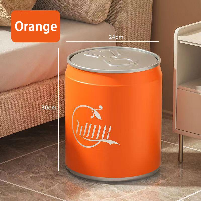 Мусорные баки Креативная сетка для дома с крышкой Гостиная Автомобильная Хранилище Бочка Ванная Корзина для бумаг 1pc оранжевый 2283₽