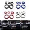 Colorful Car Center Control Air Conditioner Switches Cover Trims Button Rings