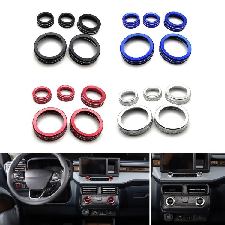 Colorful Car Center Control Air Conditioner Switches Cover Trims Button Rings