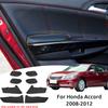 Perfect Fit For Honda Accord 2008 2009 2010 2011 2012 PU Leather Car Interior Door Armrest Panel Cover Sticker Trim