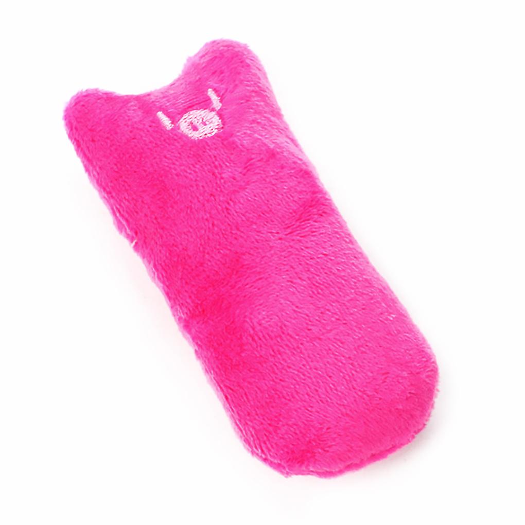 

Игрушки для кошек Питомцы Милые Игрушки для стачивания зубов Когтеточка Подушка для маленького пальца Безумная игрушка для жевания питомцев розовый