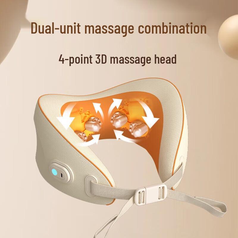 Hezheng Portable U-Shaped Neck Massager with Kneading