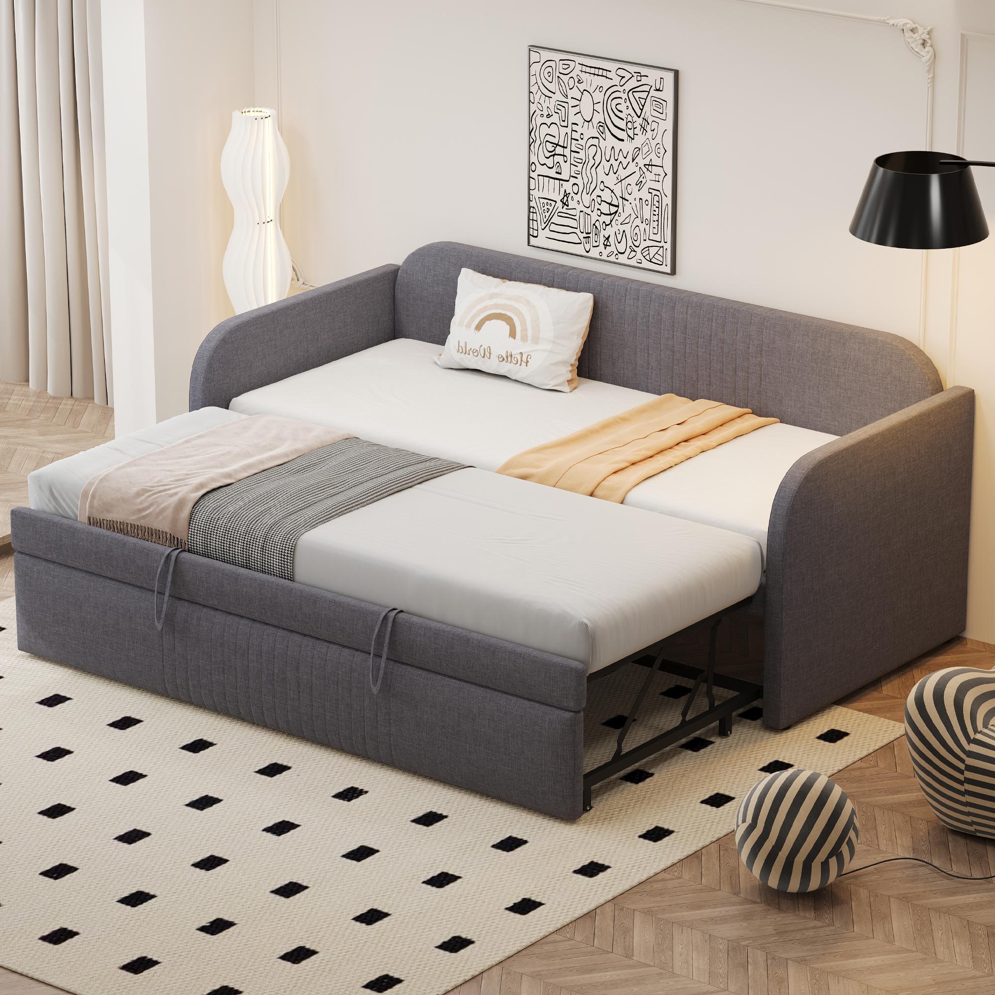 Upholstered Pull-out sofa bed 90/180*190 cm